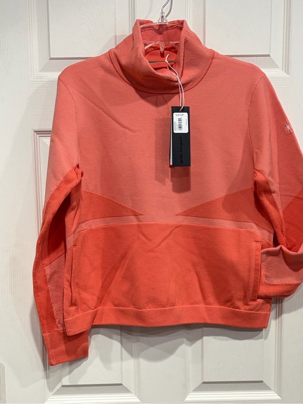 SmartWool Women's Large Intraknit Alpine Fleece Sweater NWT Wool Blend Apricot